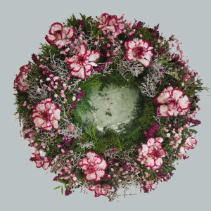 Žalni venček za žaro  O-6