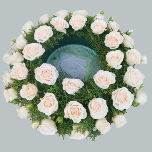 Žalni venček za žaro  O-3