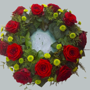 Žalni venček za žaro  O-1